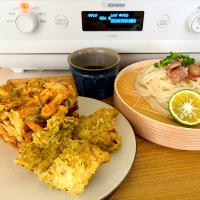 EVERINO で 天ざる饂飩